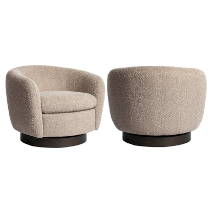 Richmond Möbel Lounge Stuhl Colmar drehbar natural chunky | 216085