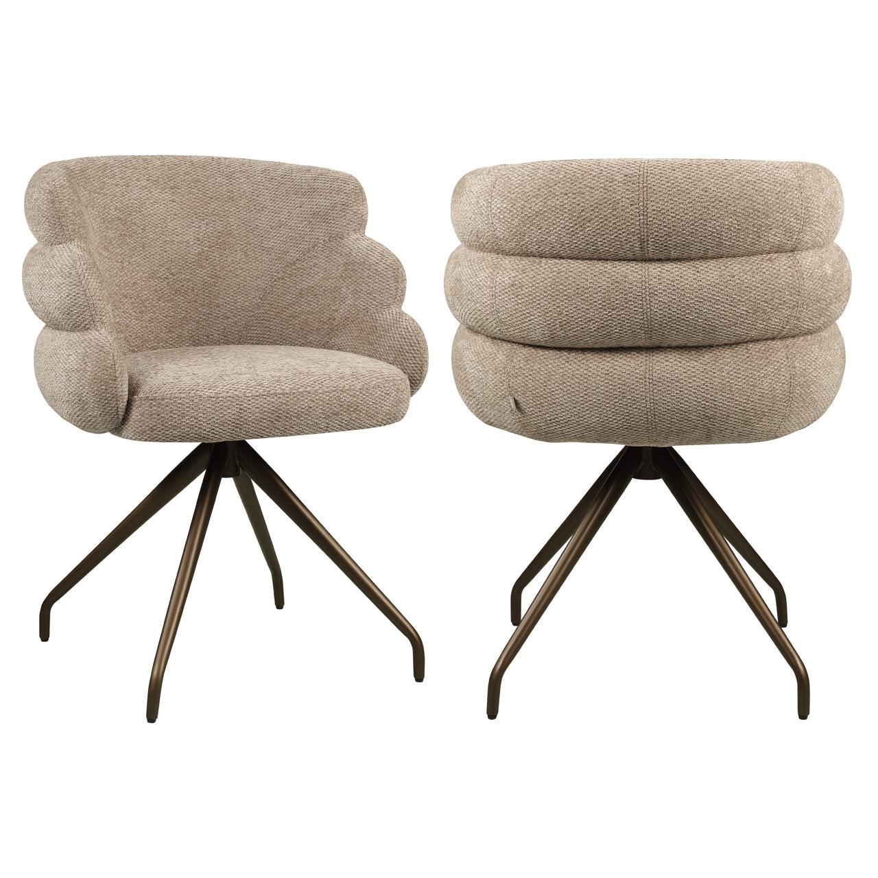 Richmond Möbel | Esszimmerstuhl Kayla drehbar | Cream-unicorn