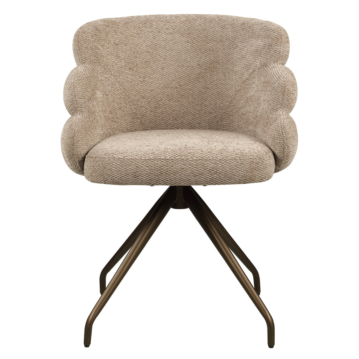 Richmond Möbel Esszimmerstuhl Kayla drehbar mocca boldweave | 216092
