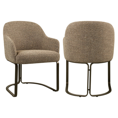 Richmond Möbel | Esszimmerstuhl Hadley brown tweed fire retardant | brown-tweed