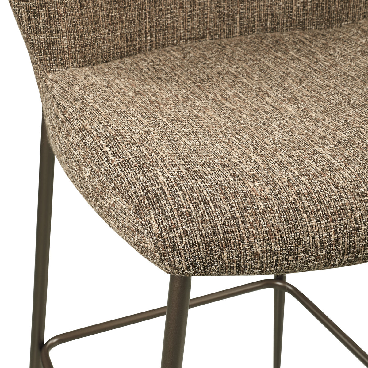 Richmond Möbel Thekenstuhl Odarby Feuerresistent brown tweed | 216096