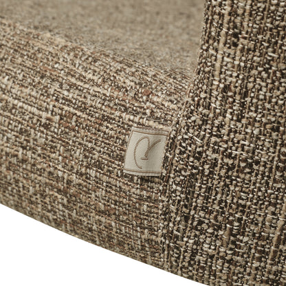 Richmond Möbel Esszimmerstuhl Odarby Feuerresistent (Set von 2) brown tweed | 216097