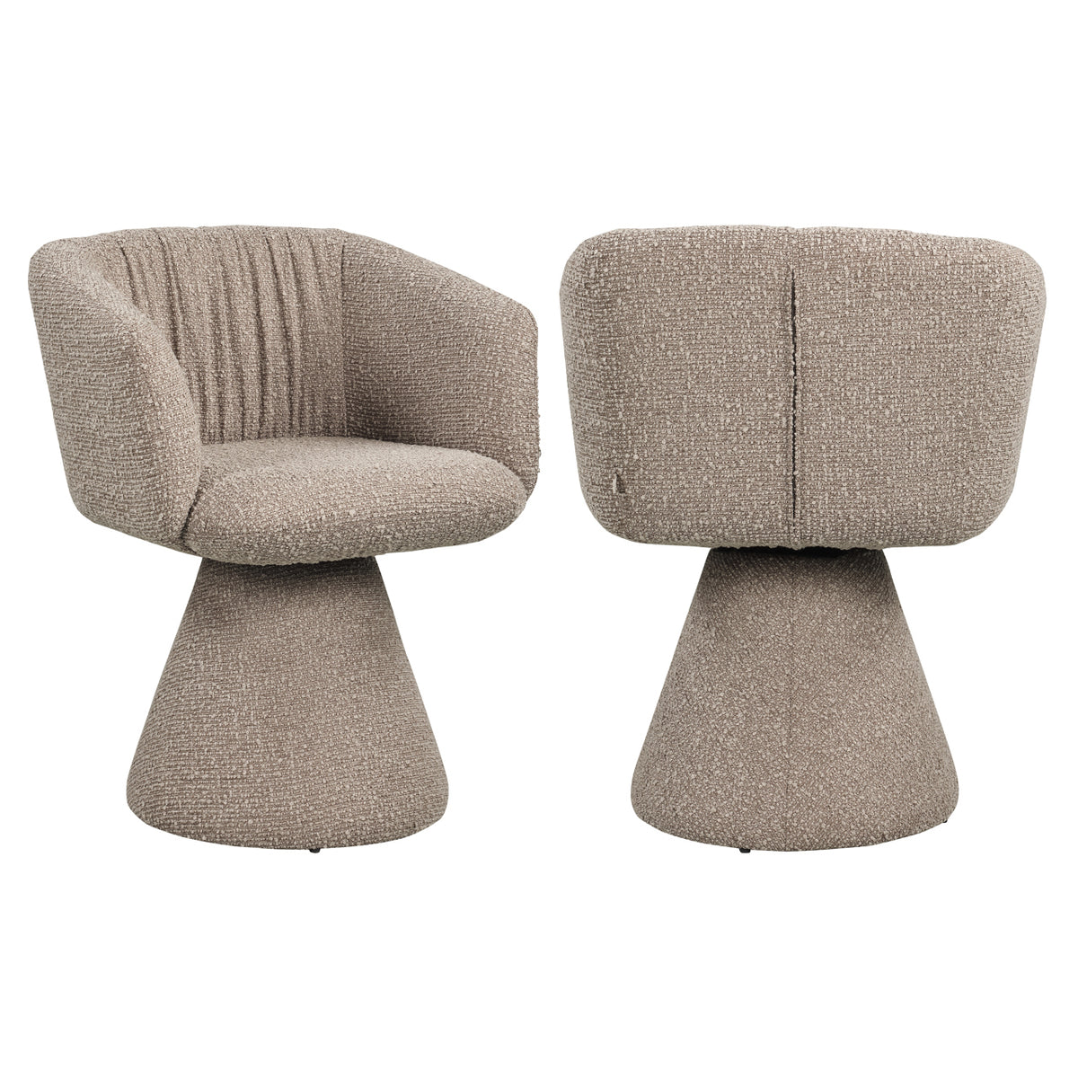Richmond Möbel Esszimmerstuhl Madeline drehbar mocca chunky | 216098