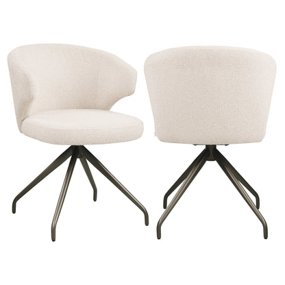 Richmond Möbel | Esszimmerstuhl Milly drehbar | Cream-fusion