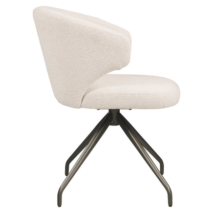 Richmond Möbel | Esszimmerstuhl Milly drehbar | Cream-fusion