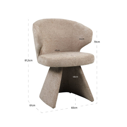 Richmond Möbel Esszimmerstuhl Zenith mocca boldweave | 216100