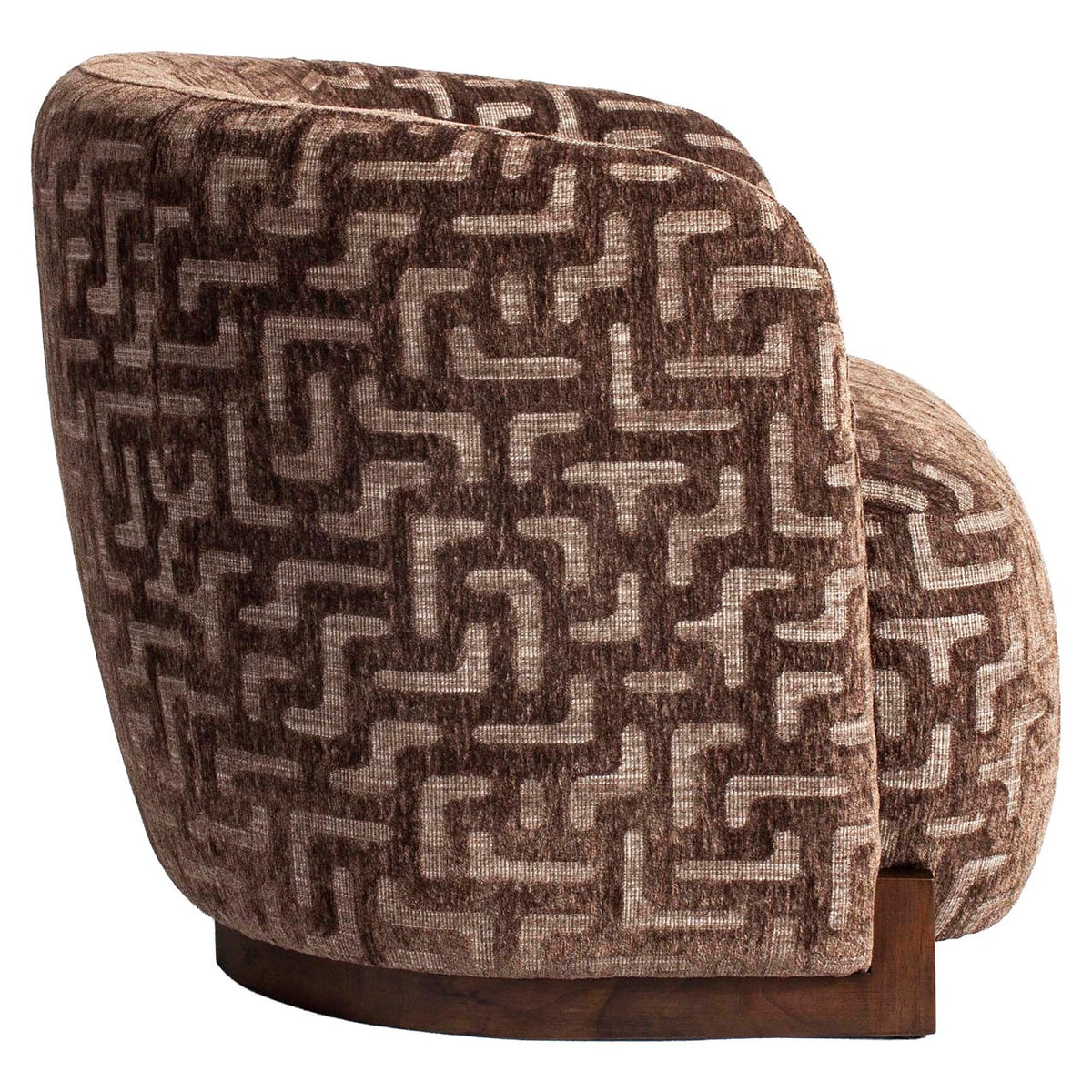 Richmond Möbel Lounge Stuhl Hannah Feuerresistent brown labyrinth | 216109