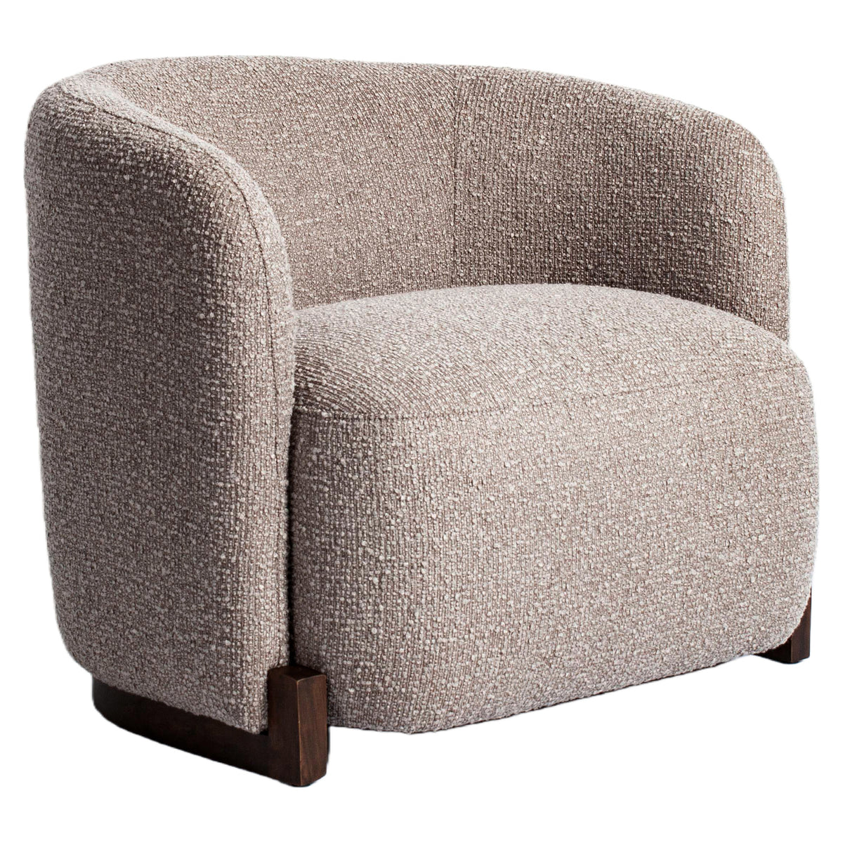 Richmond Möbel Lounge Stuhl Hannah Feuerresistent mocca chunky | 216113