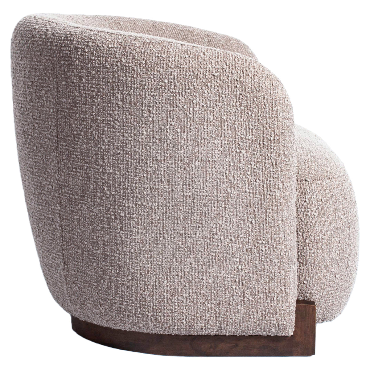 Richmond Möbel Lounge Stuhl Hannah Feuerresistent mocca chunky | 216113