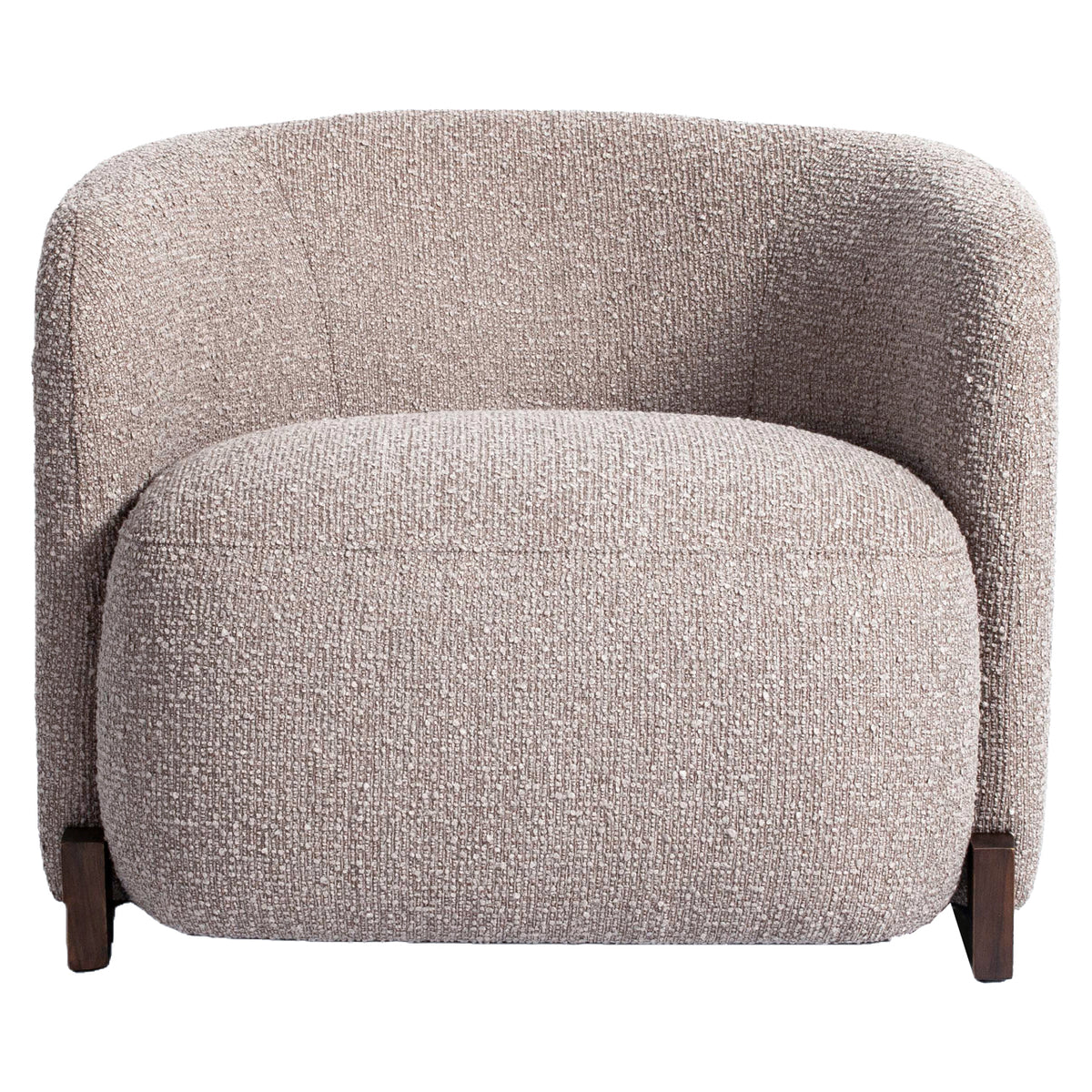 Richmond Möbel Lounge Stuhl Hannah Feuerresistent mocca chunky | 216113
