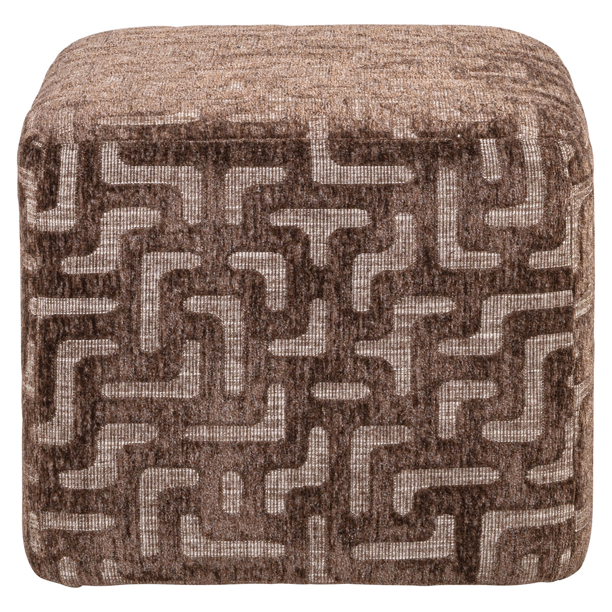 Richmond Möbel Hocker & Fußbank Ciela brown labyrinth | 216374