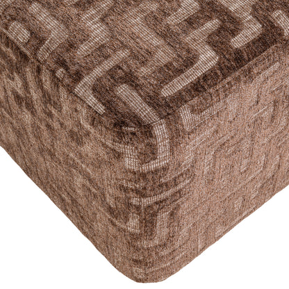 Richmond Möbel Hocker & Fußbank Ciela brown labyrinth | 216374