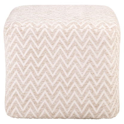 Richmond Möbel Hocker & Fußbank Ciela beige chevron | 216375