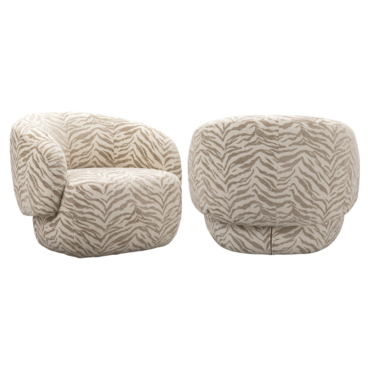 Richmond Möbel Lounge Stuhl Milano beige tiger | 216622