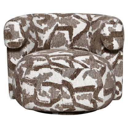 Richmond Möbel Lounge Stuhl Talley drehbar brown nature | 216739
