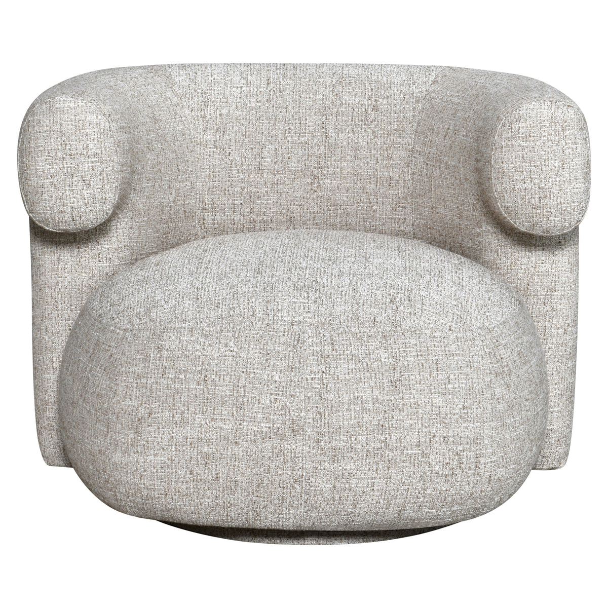 Richmond Möbel Lounge Stuhl Talley drehbar cream tweed | 216740