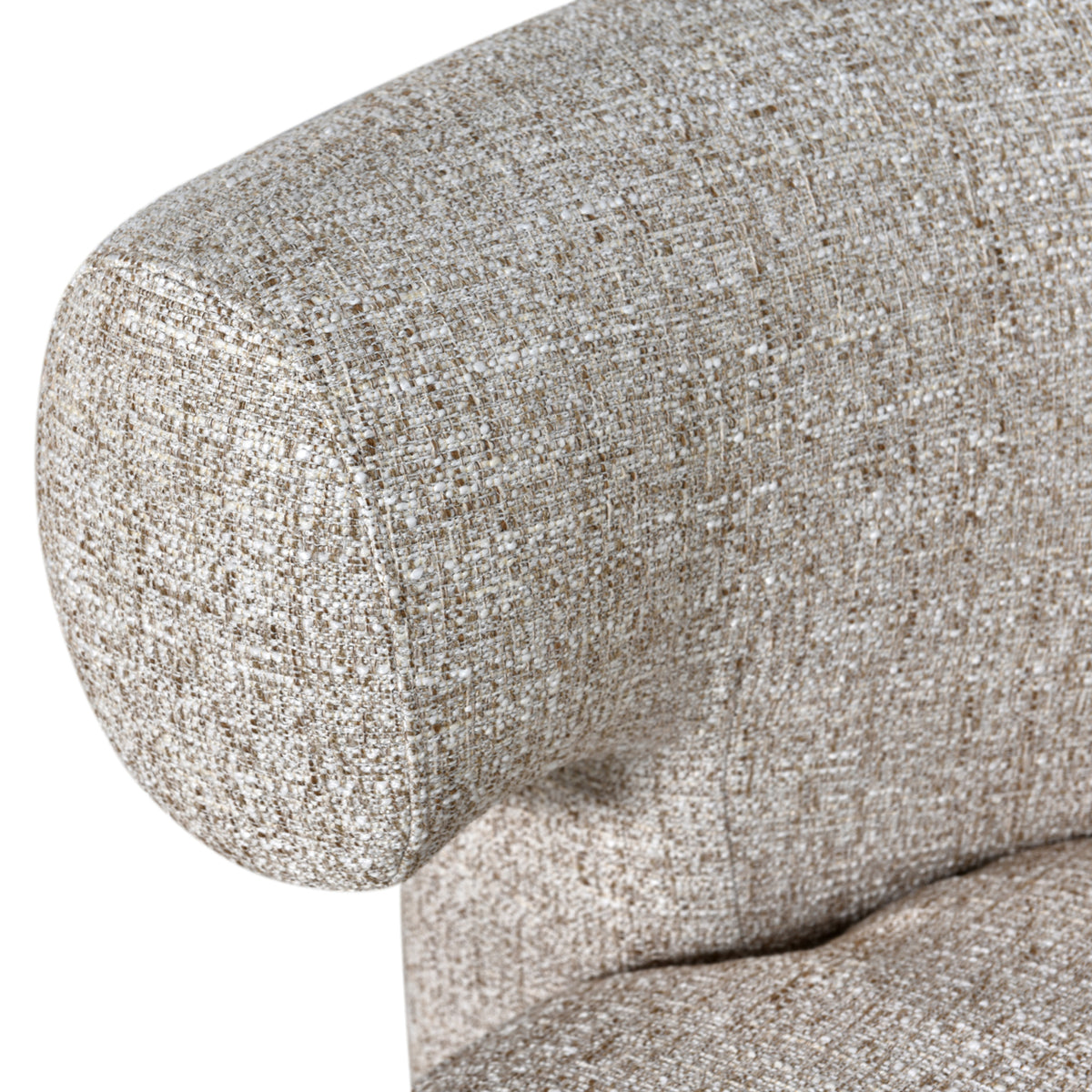 Richmond Möbel Lounge Stuhl Talley drehbar cream tweed | 216740
