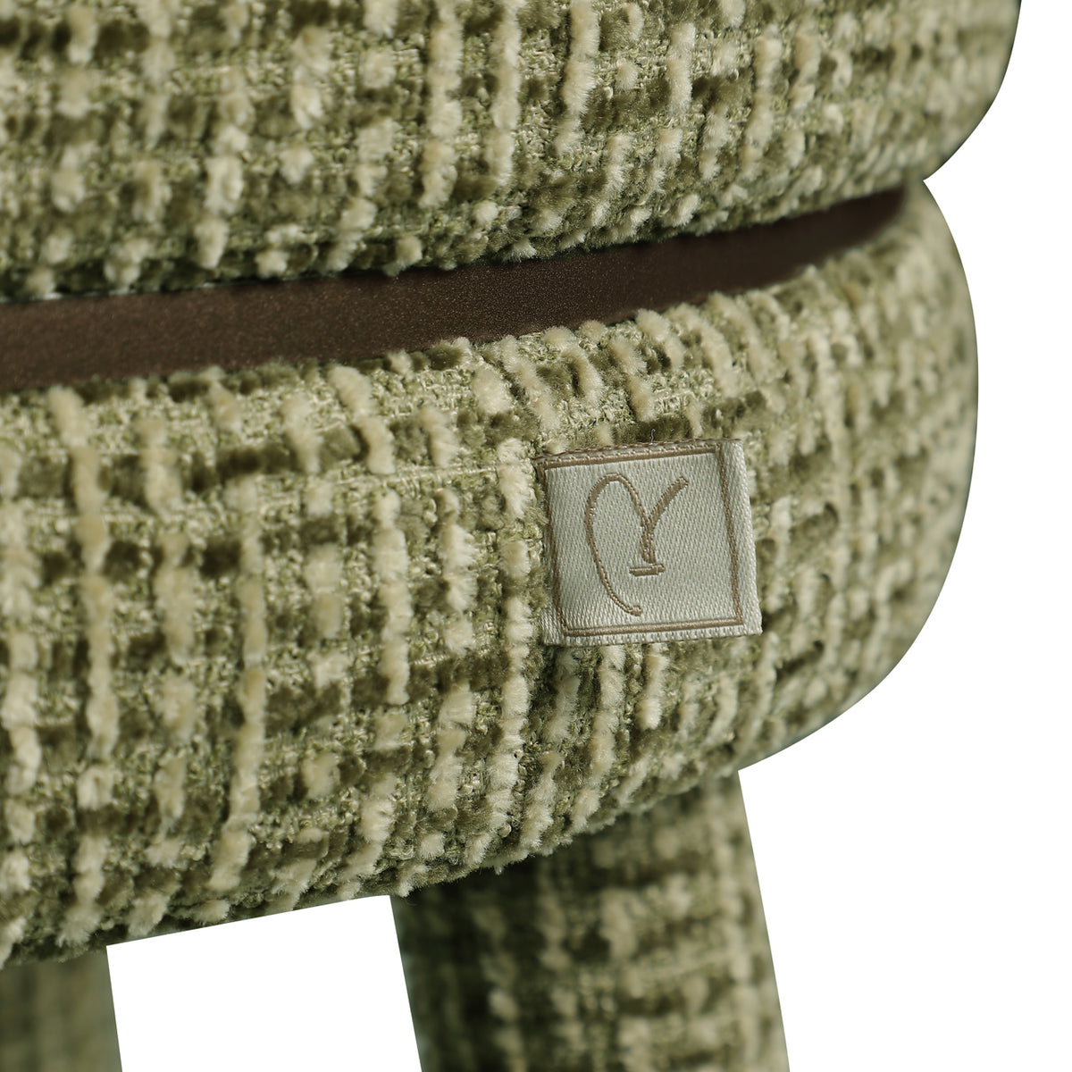 Richmond Möbel Thekenstuhl Tenashar drehbar green blockweave | 216747