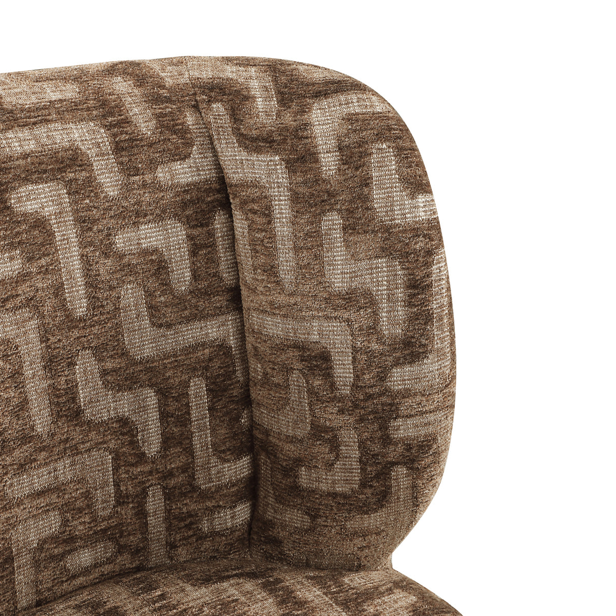 Richmond Möbel Esszimmerstuhl Fiona drehbar brown labyrinth | 216768
