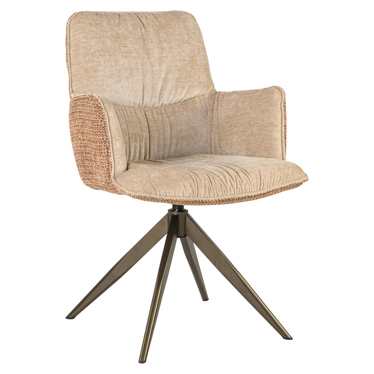 Richmond Möbel Esszimmerstuhl Chase drehbar ginger jacquard | 216782