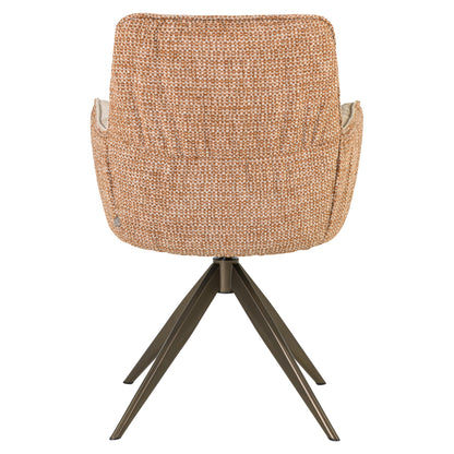 Richmond Möbel Esszimmerstuhl Chase drehbar ginger jacquard | 216782