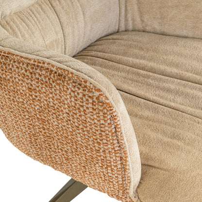 Richmond Möbel Esszimmerstuhl Chase drehbar ginger jacquard | 216782