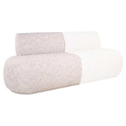 Richmond Möbel | Sitzbank Sorrobon trendy cream open end left straight