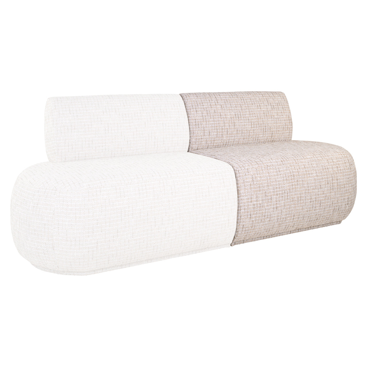Richmond Möbel | Sitzbank Sorrobon trendy cream open end right straight