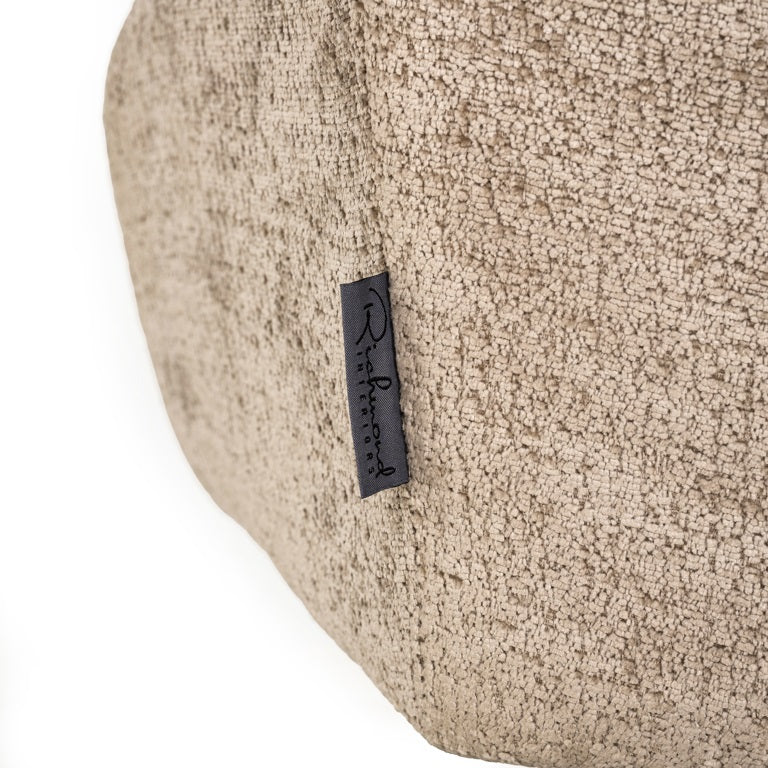 Richmond Möbel | Drehstuhl Marlon aus Chenille | Taupe
