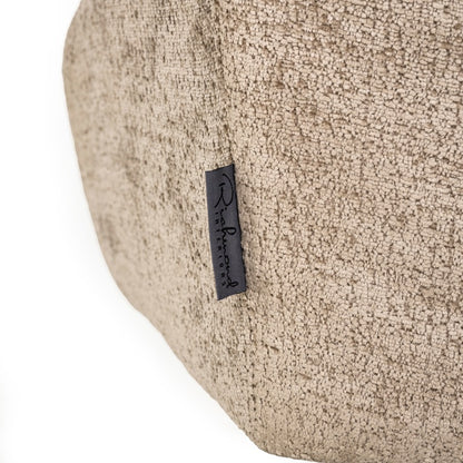 Richmond Möbel | Drehstuhl Marlon aus Chenille | Taupe