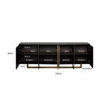 Richmond Möbel | Sideboard Alexander Jones (Dax) | Charcoal
