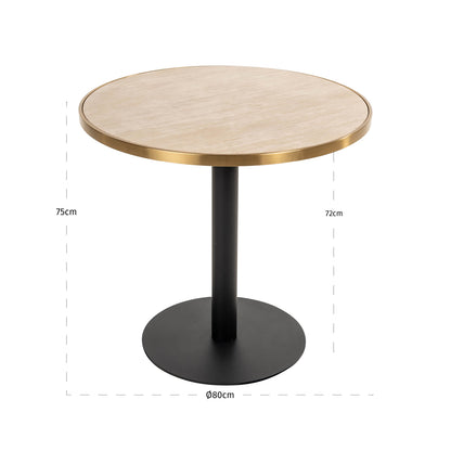 Richmond Möbel | Bistro-Tisch Brazza | Beige