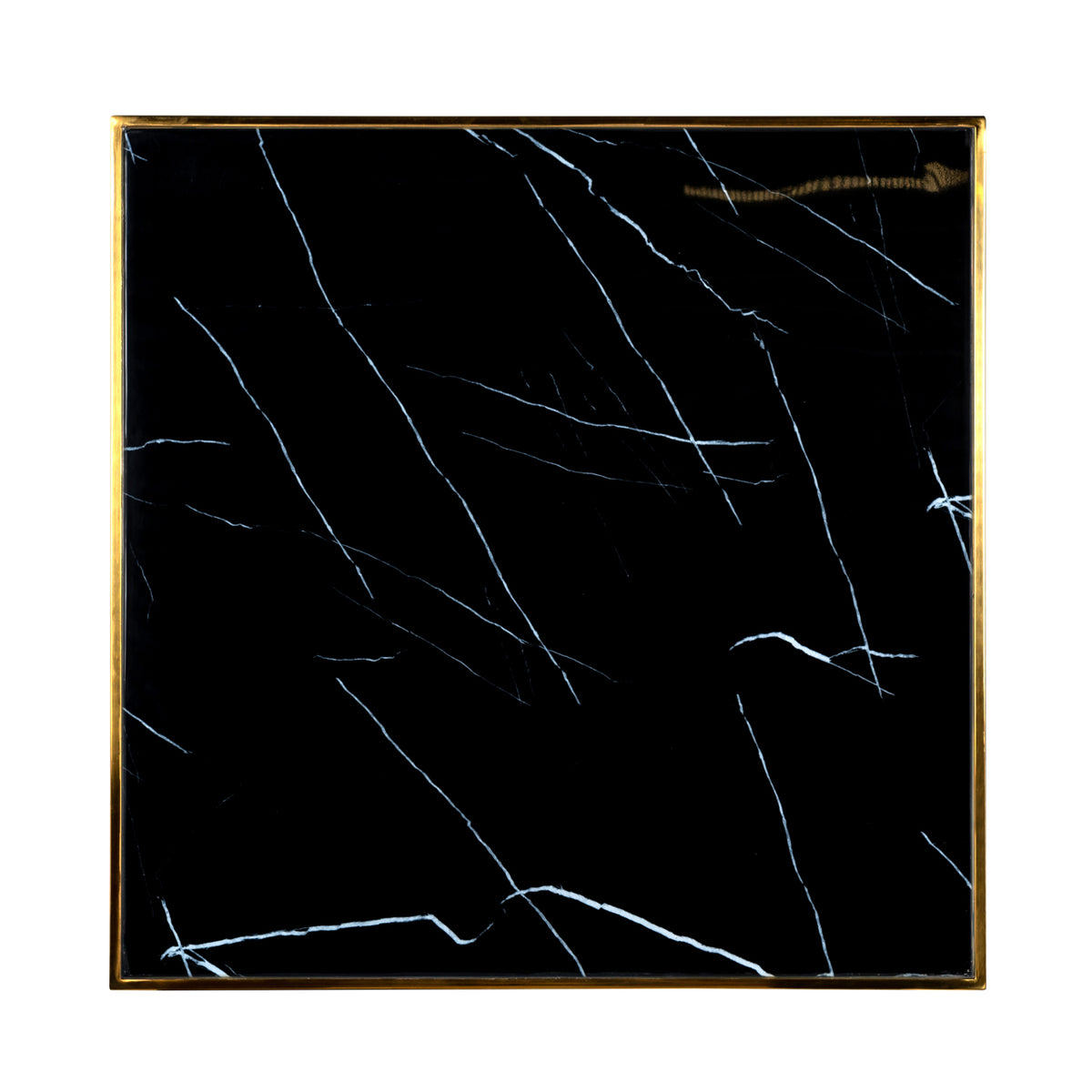Richmond Möbel Bistro-Tisch Can Roca black/gold | 210332