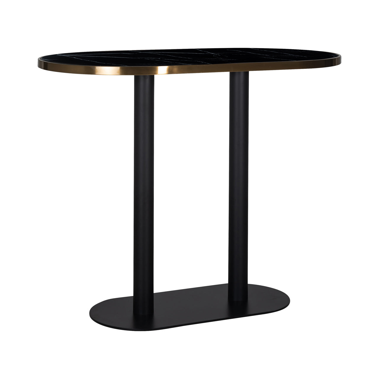 Richmond Möbel | Bartisch Zenza oval | Black