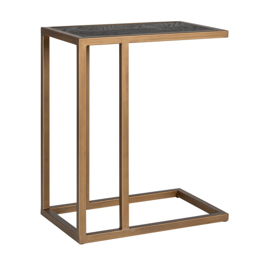Richmond Möbel | Beistelltisch Blackbone Brass | Black-rustic