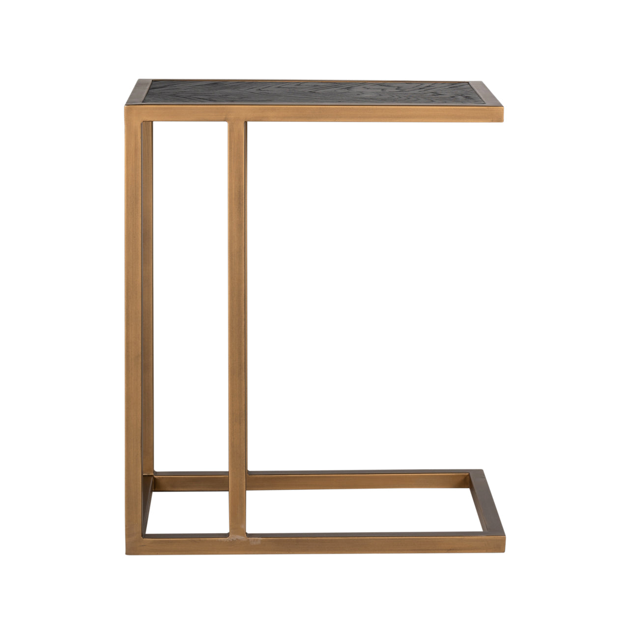 Richmond Möbel | Beistelltisch Blackbone Brass | Black-rustic
