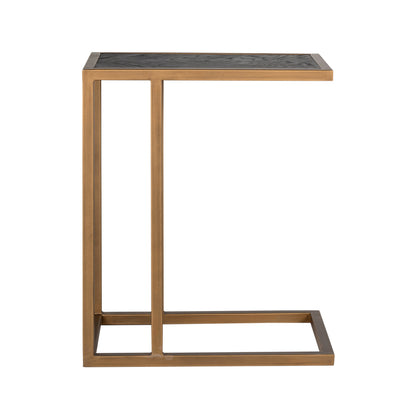 Richmond Möbel | Beistelltisch Blackbone Brass | Black-rustic