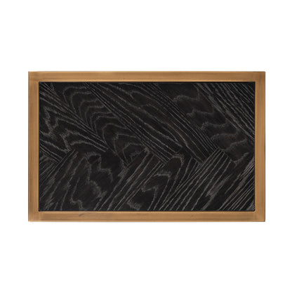 Richmond Möbel | Beistelltisch Blackbone Brass | Black-rustic