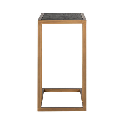 Richmond Möbel | Beistelltisch Blackbone Brass | Black-rustic