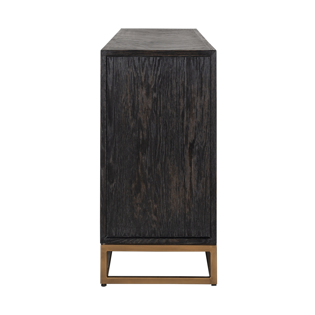 Richmond Möbel | Sideboard Blackbone Brass | Black-rustic