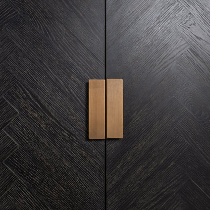 Richmond Möbel | Sideboard Blackbone Brass | Black-rustic