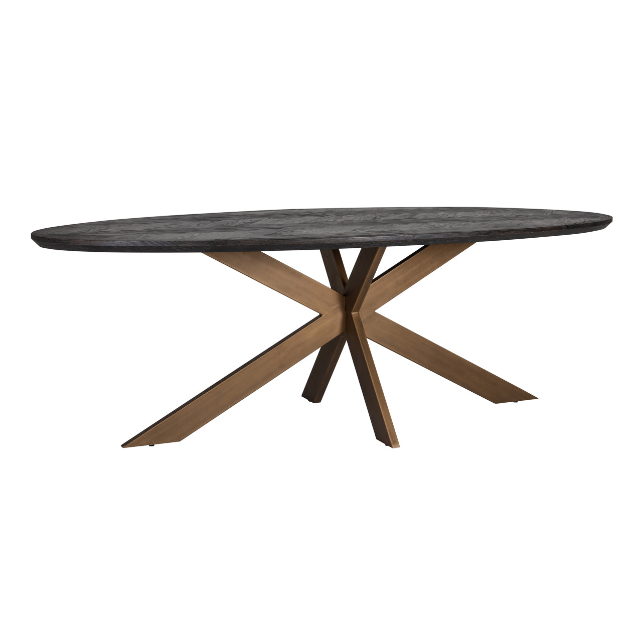 Richmond Möbel | Esstisch Blackbone Brass | Black-rustic