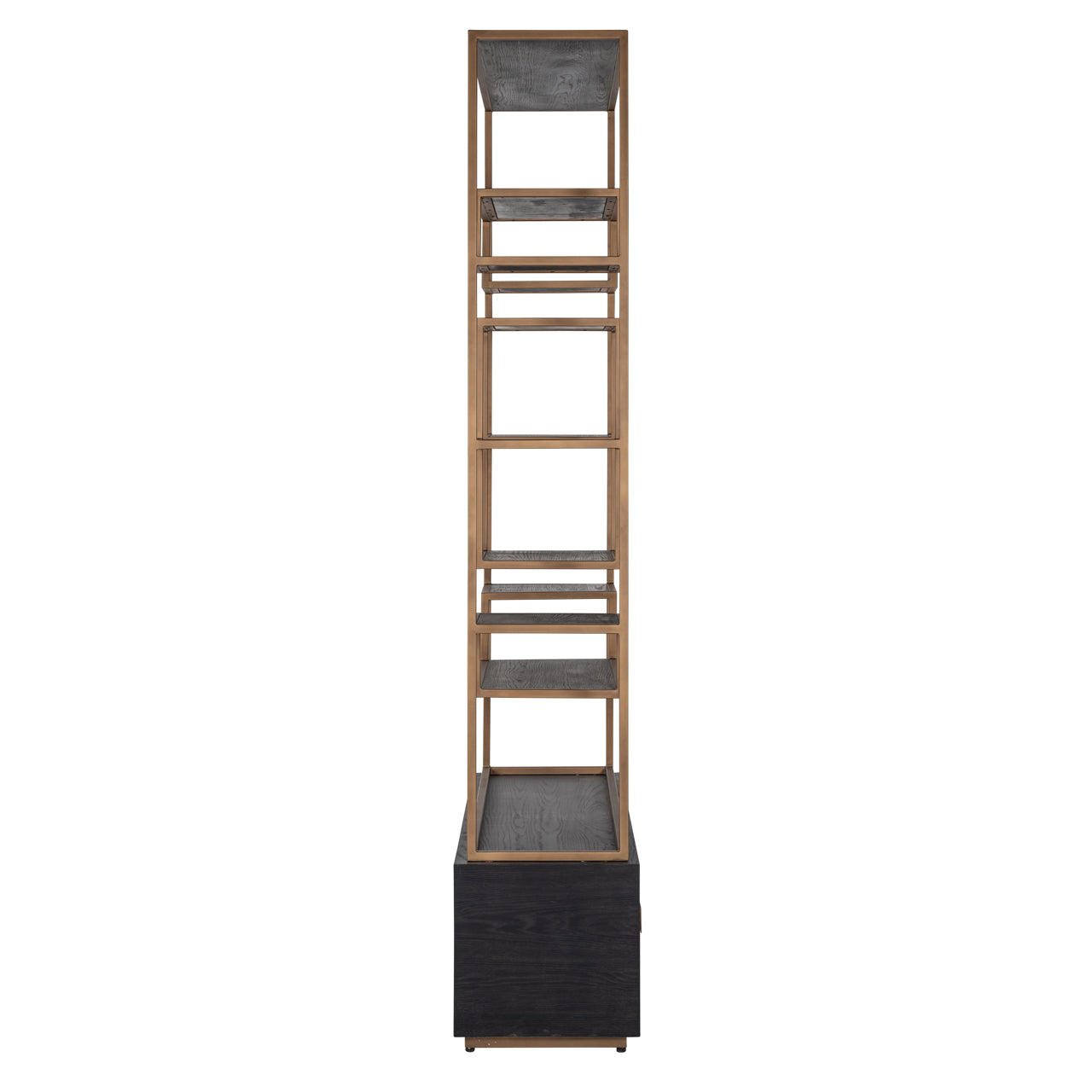 Richmond Möbel | Vitrine Hunter | Black-rustic