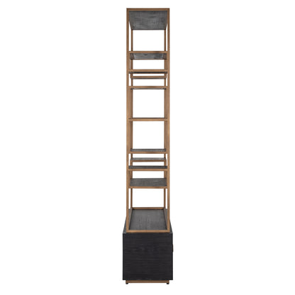 Richmond Möbel | Vitrine Hunter | Black-rustic
