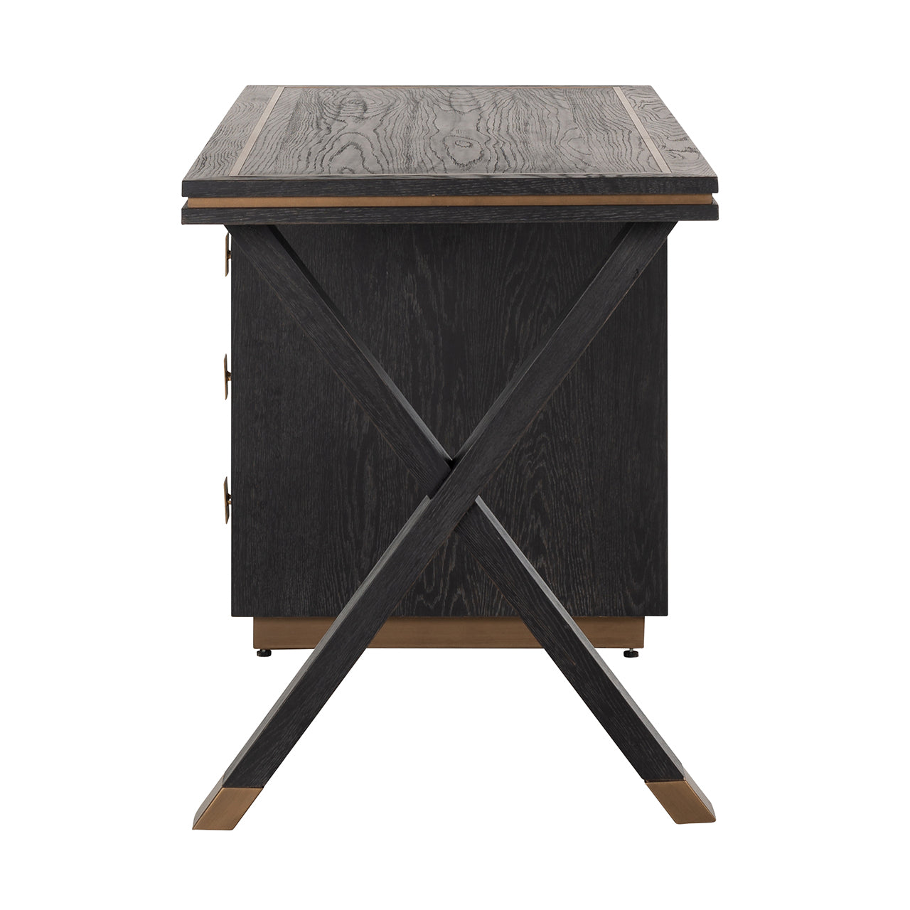 Richmond Möbel | Schreibtisch Hunter | Black-rustic