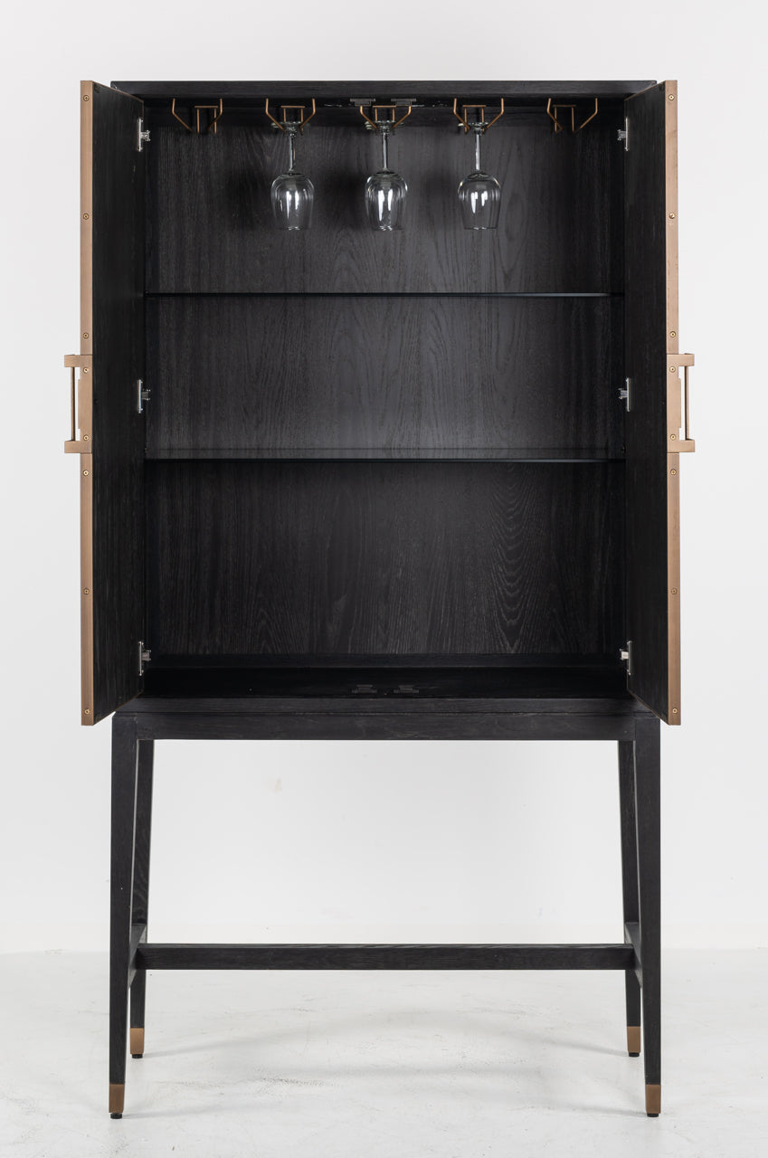 Richmond Möbel | Schrank Bloomville | Brass-shagreen