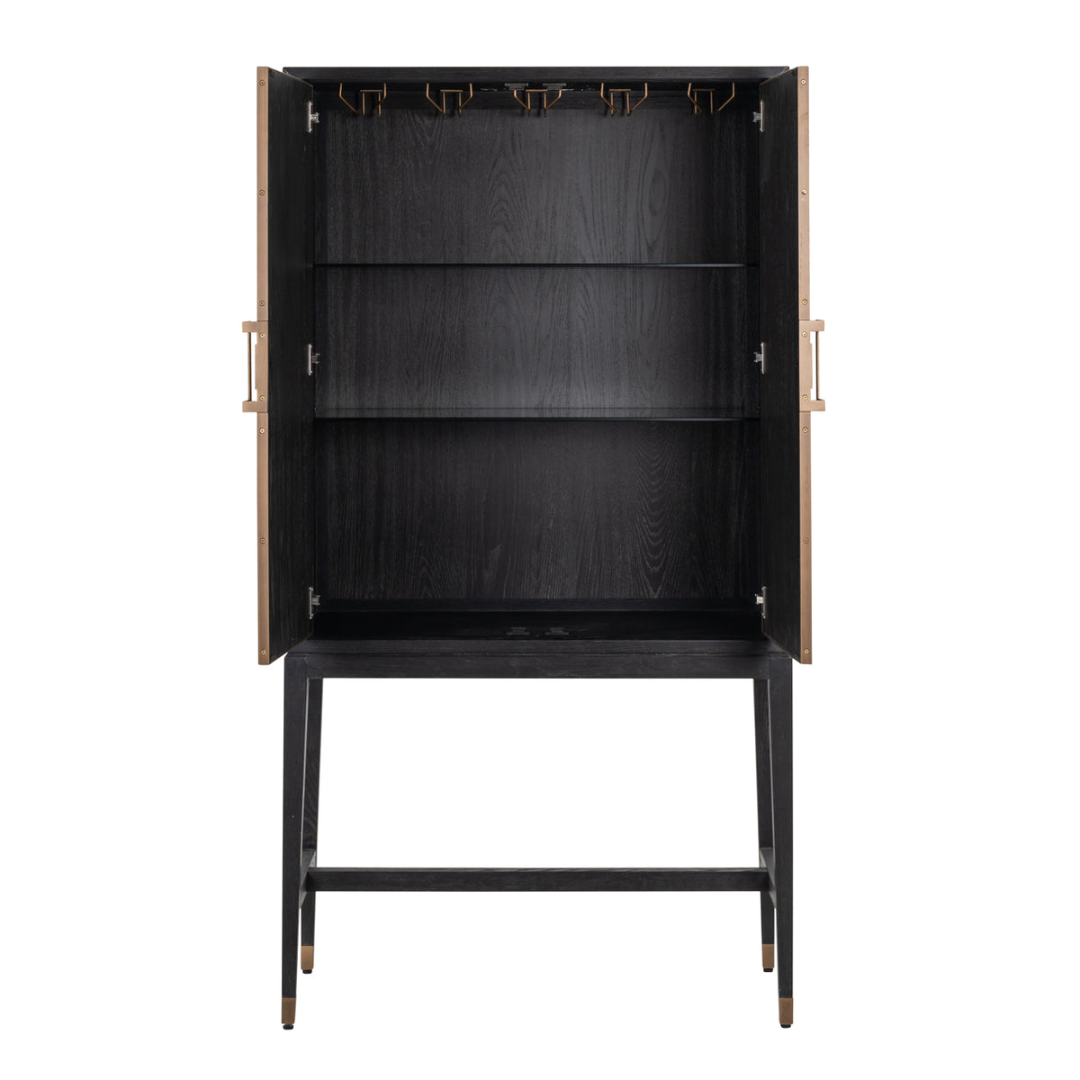 Richmond Möbel Schrank Bloomville brass shagreen | 210471
