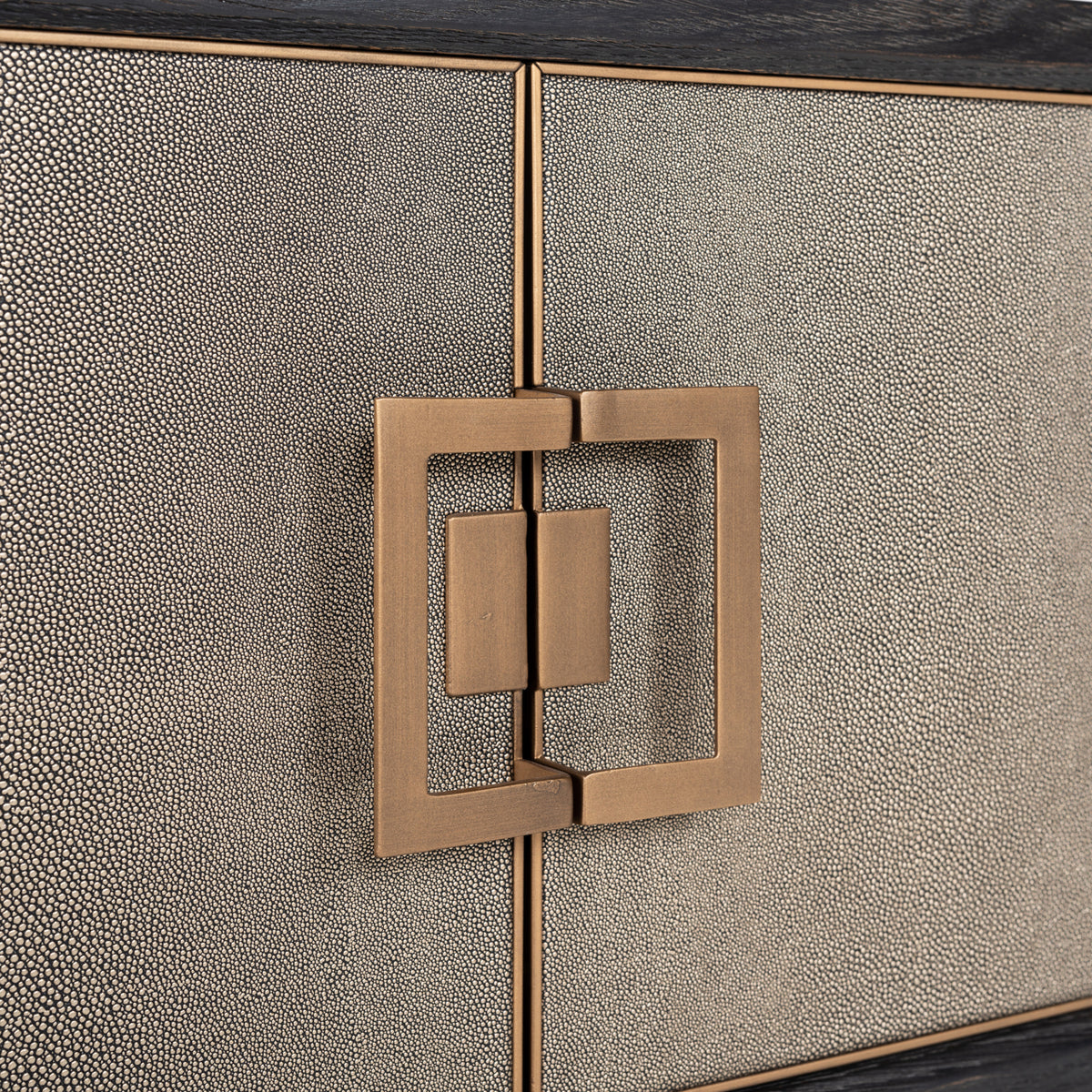 Richmond Möbel TV-Schrank Bloomville brass shagreen | 210473