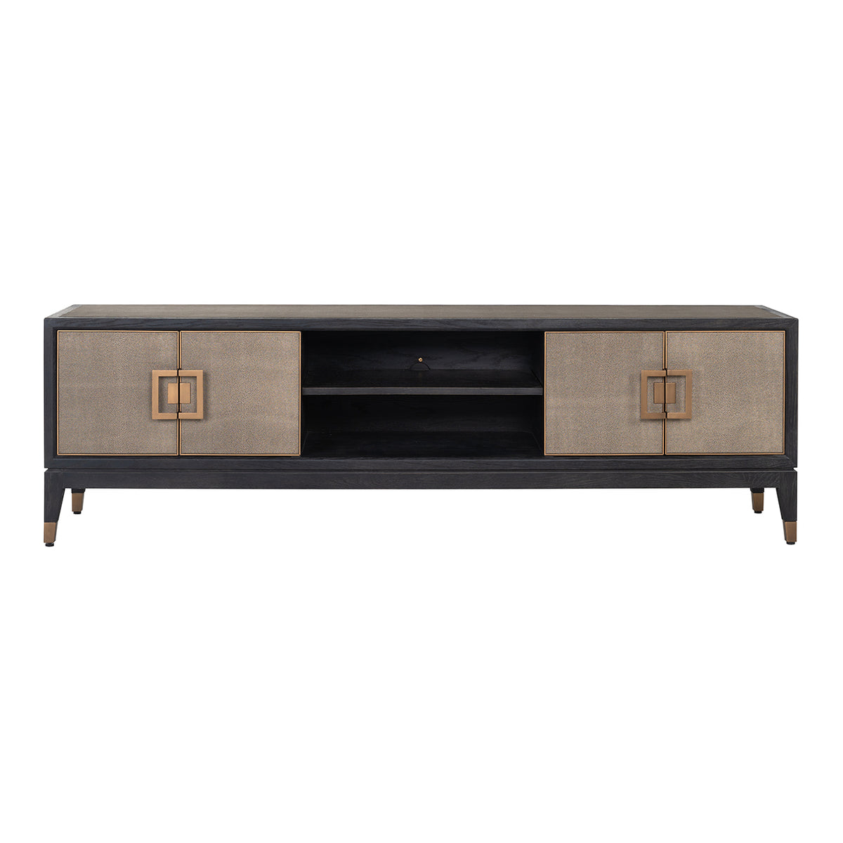 Richmond Möbel TV-Schrank Bloomville brass shagreen | 210473
