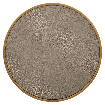 Richmond Möbel | Beistelltisch Bloomville (Set von 2) | Brass-shagreen
